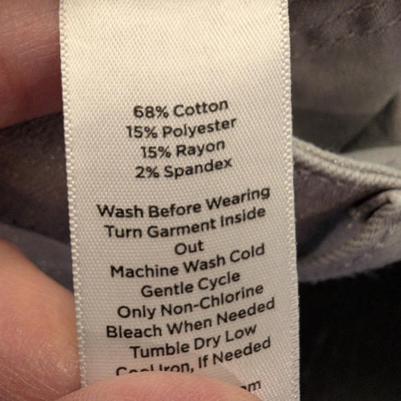 Talbots Shimmering Silver Pants - Picture 10 of 10